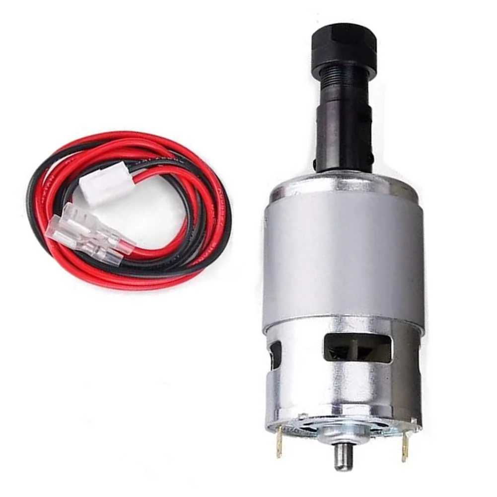 775 Brushed Motor for CNC3018 Engraving Machine DC 12V-24V Input with ER11 Chuck for Milling and Carving Tasks