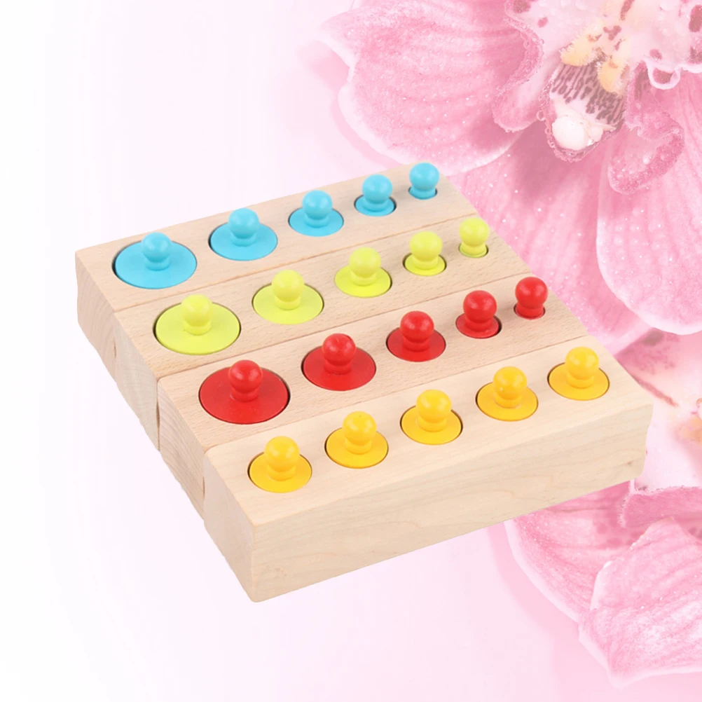 

Kids Wooden Toys Baby Early Educational Playthings Montessori Games Safe Parent for Children