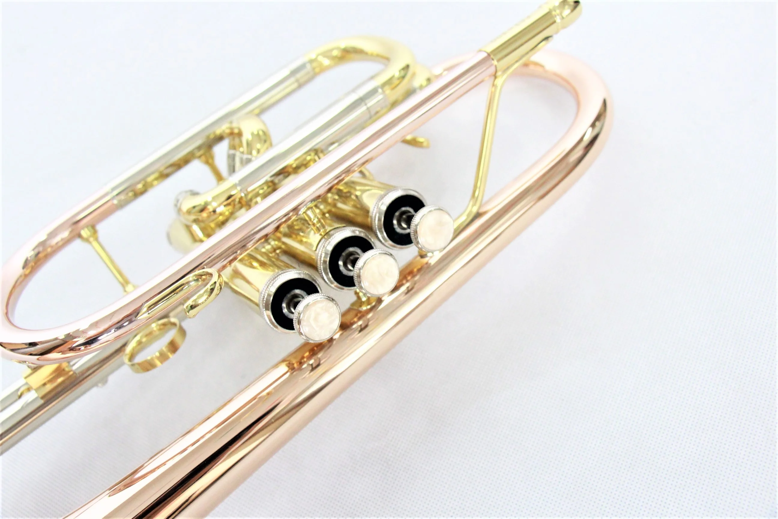 Professional B-Flat Cornet Brass Body With Phosphor Copper Bell And Lead Pipe Wind Instrument For With Case