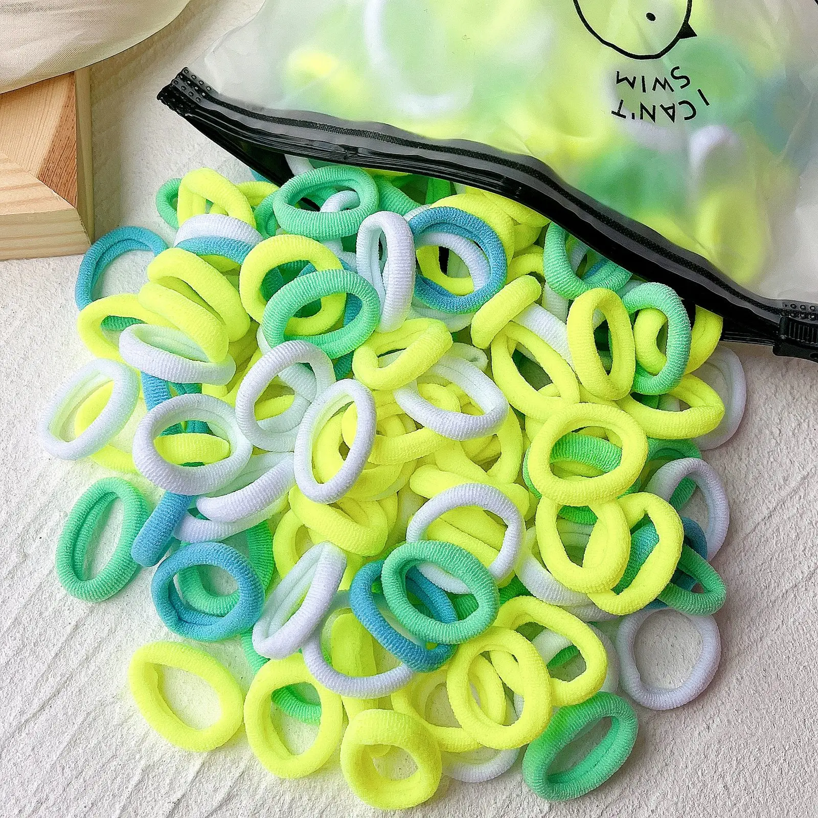 20/50PCS/Set Women Girls Basic Hair Bands Simple Solid Color Elastic Headband Hair Ropes Ties Hair Accessories Ponytail Holder