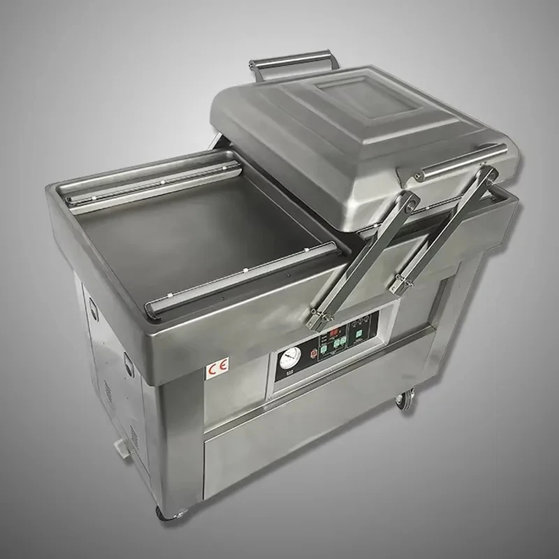 

Food Automatic vacuum machine packing machine vacuum sealer packaging equipment double vacuum chamber DZ400 Computer operating
