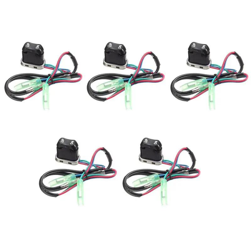 Rare 5X Trim Tilt Switch For Engine Motor Outboard Remote Control 703-82563-02-00
