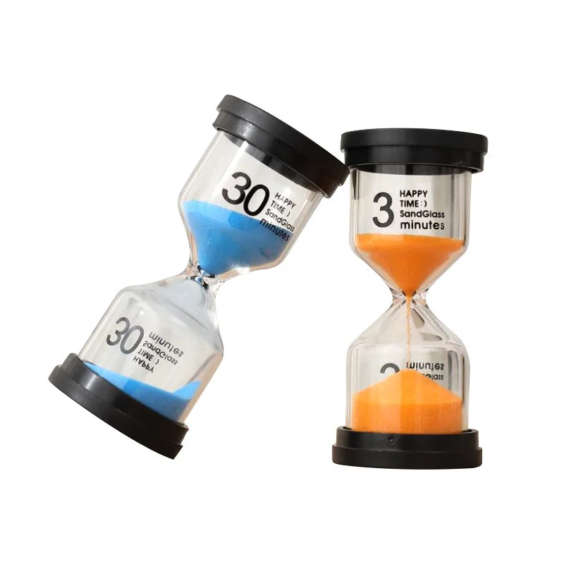 1/3/5/10/15/30/60 Hourglass Minutes Sand Watch Sandglass Timer Watch Clock Gift Children Sand Timer Hour Home Decoration