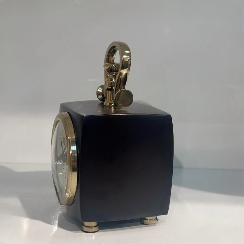 Retro Creative NEW   Aluminum Watch Ornament High-end Fashion Versatile Desk Clock Bedside Table Clock