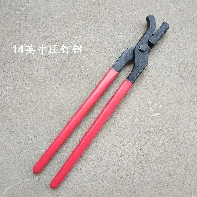14 Inch Farrier Nail Clincher, Horseshoe Nailing Pliers, For Horse Hoof Care Tool