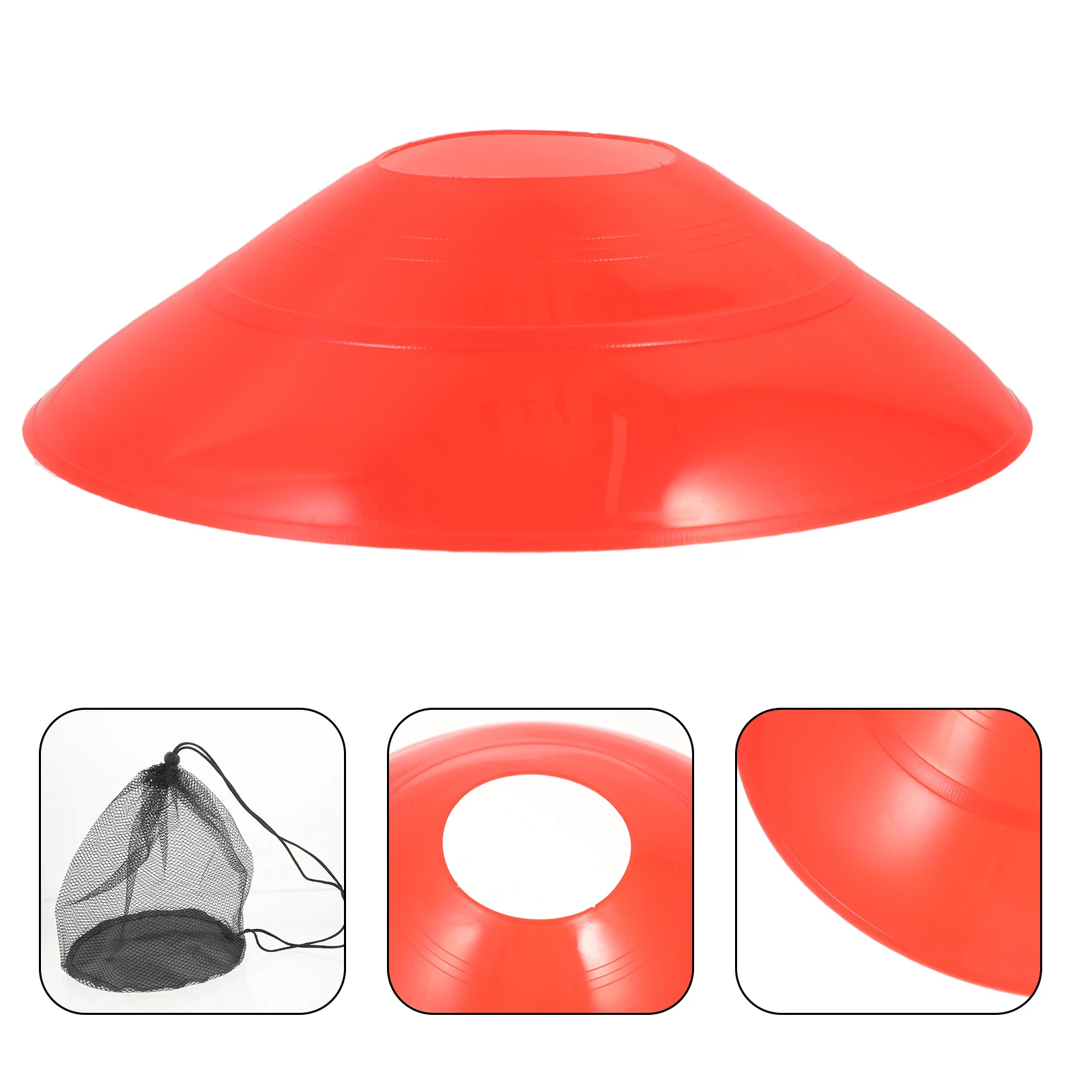 

1 set Soccer Cones Football Training Markers Portable Signs Football Sign Plates Bright Color PE Material Sports Gifts