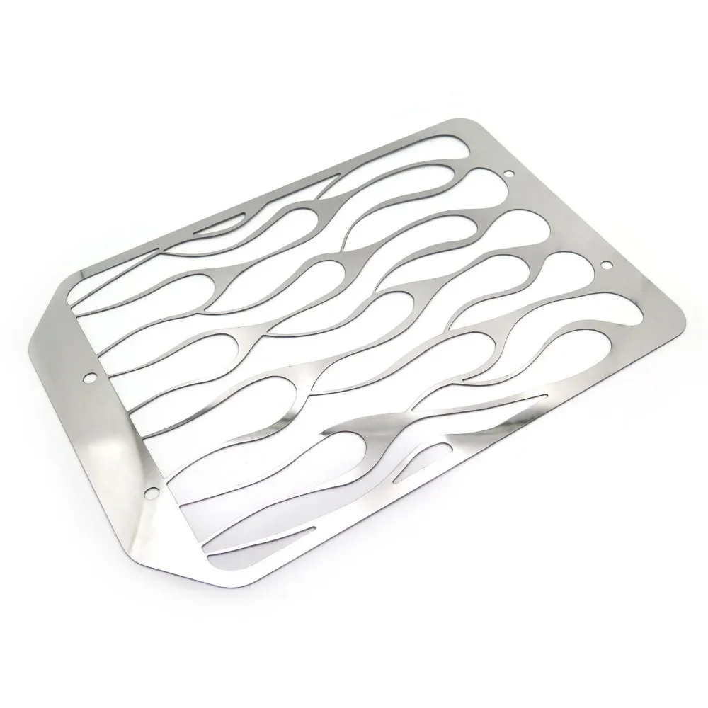 Motorcycle Flame Radiator Grille Cover Protector for Kawasaki Vulcan VN 1500/VN 1700 Stainless Steel