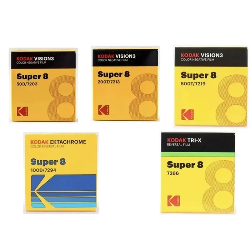 

Original Kodak Vision3 Super 8mm Film 1-3 Packs 50d 200t 500t Film Super 8 Colors Spot Date Fresh 16mm Film