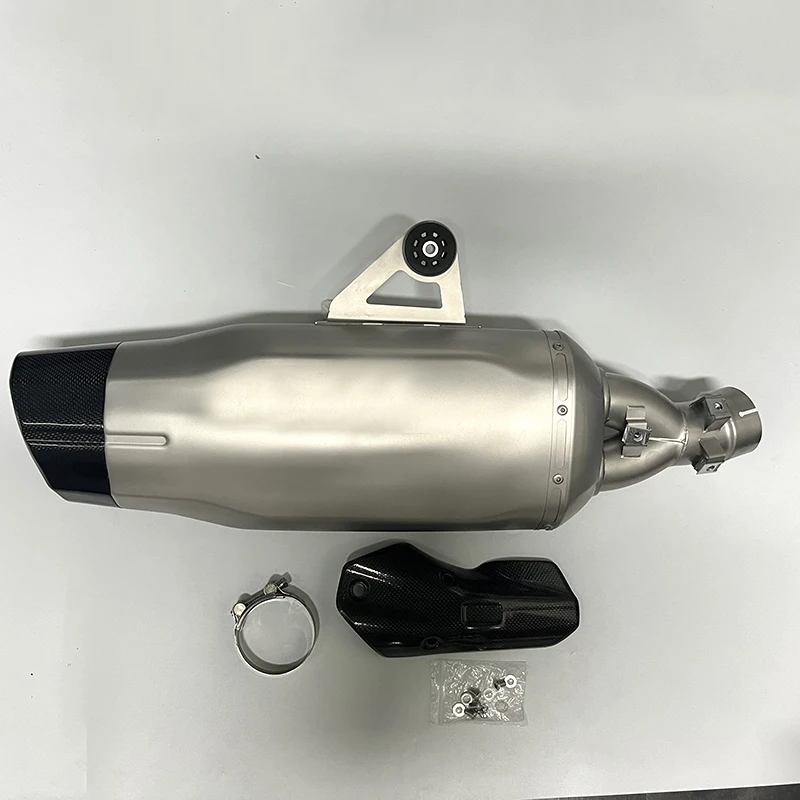 

Slip-on Advanture Motorcycle Exhaust Muffler Titanium Allloy Carbon Fiber Handmade Escape E-Mark for BMW R1200GS R1250GS ADV