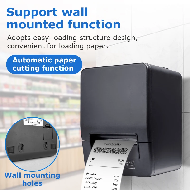 Wholesale USB LAN BT Auto Cutter Thermal Receipt Printer Bill Cheaper 80mm POS Machine Printer