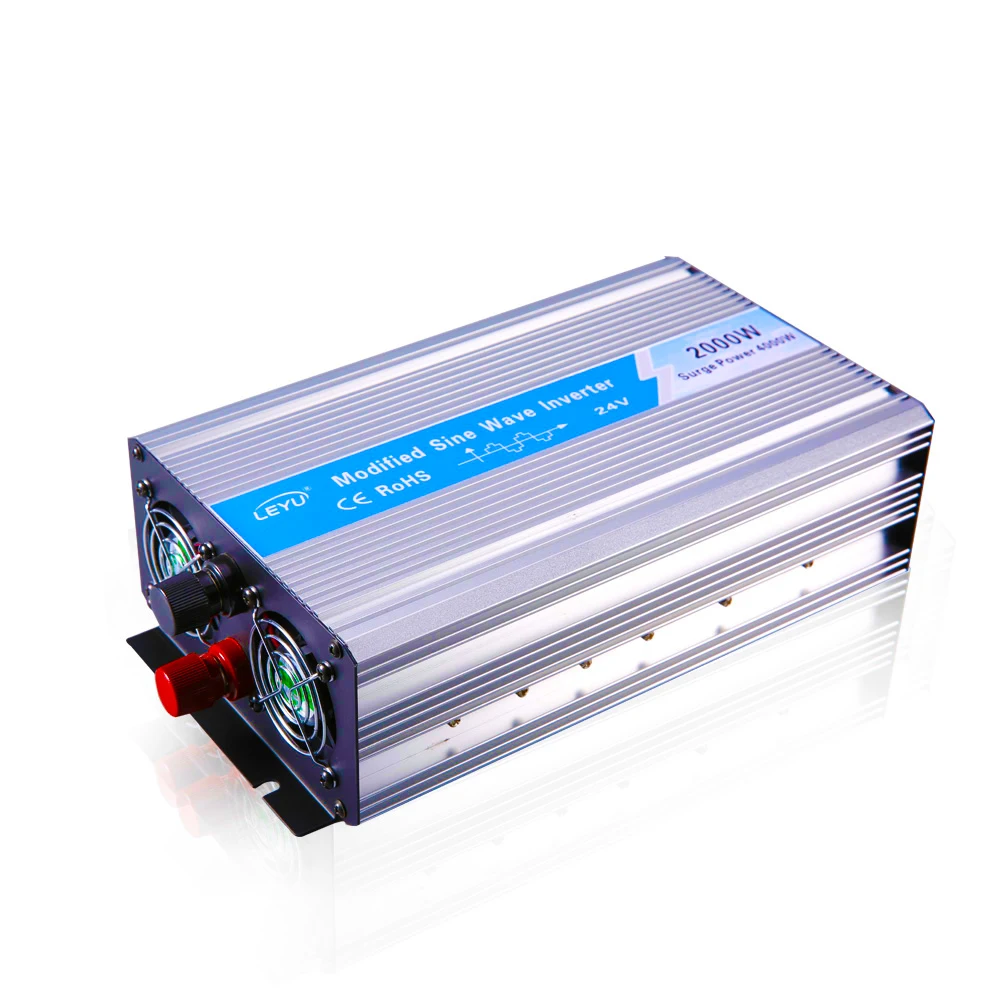 Sell like hot cakes  DC 12V/24V to AC 220V Pure Sine Wave Inverter 2000w Voltage Transformer Power Solar Inverter