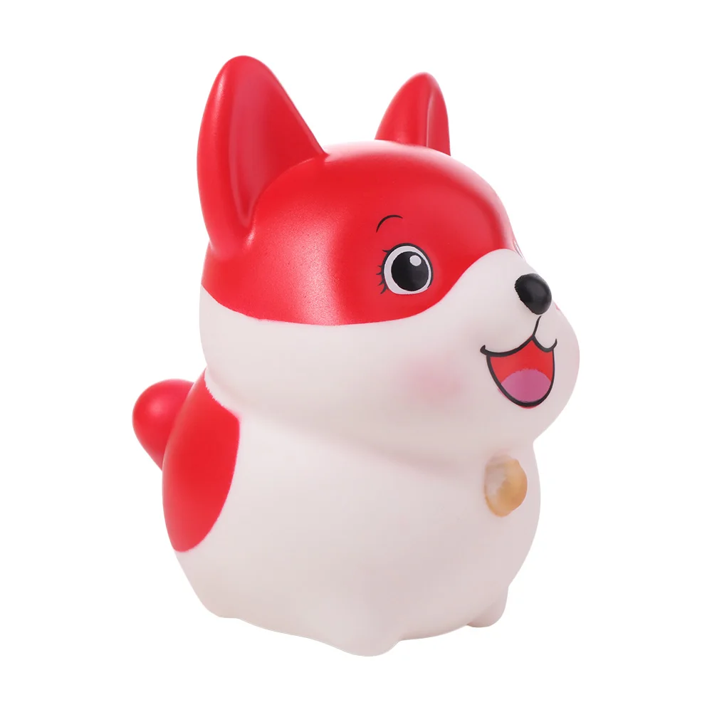 코기 강아지 만화 돼지 저금통 낙상 방지 장식 어린이 돈 상자 만화 피규어 모델 키즈 동전 저금통 축제 홈 선물