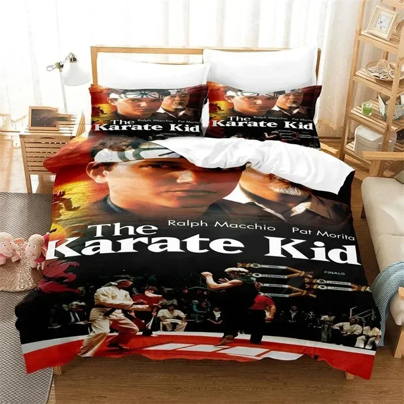 

3D Print Cobra Kai Bedding Set,Duvet Cover Comforter Bed Set Quilt Cover Pillowcase,King Queen Twin Size Boys Girls Adults
