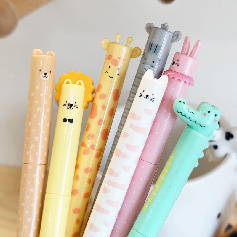 Penne Gel Cancellabili con Nappina – Collezione animaletti - Cartoleria Online Taccuini Planner Penne
