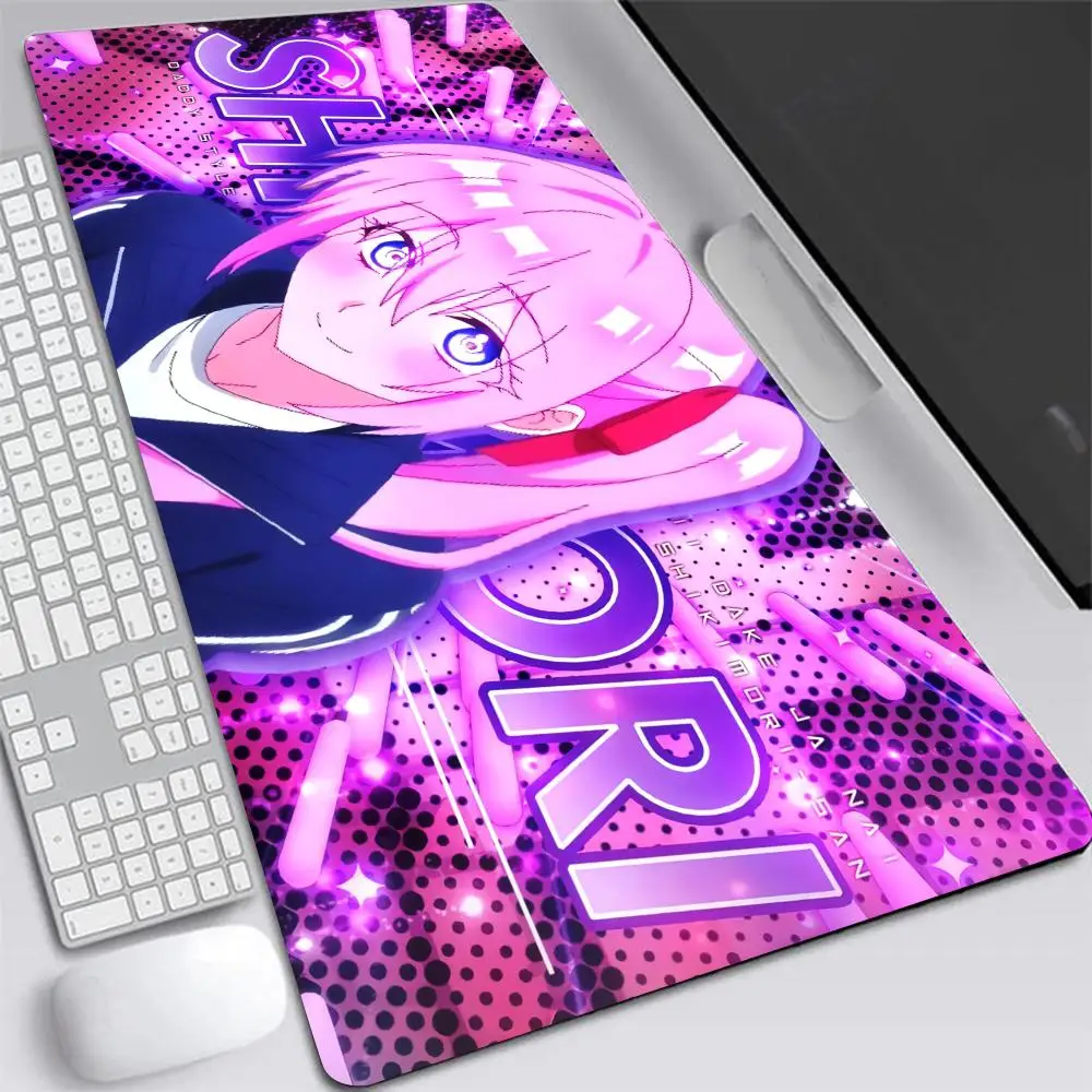 Shikimori Anime Girl Large Mouse Pad Office Laptop Kawaii Gaming Accessories Keyboard Mousepad PC HD Gamer Desk Mat Pink Carpet