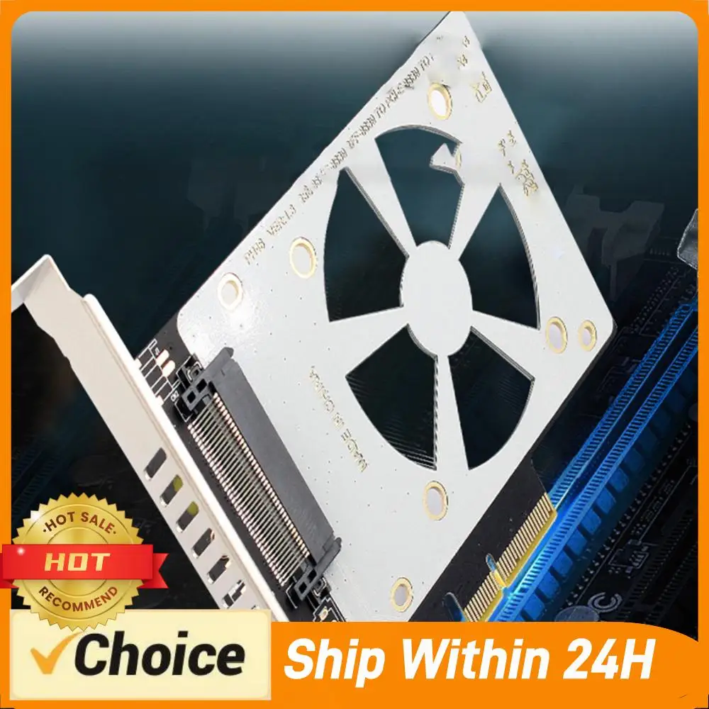 

PCI-E Expansion Adapter Card Riser Card X4/X8/X16 Slot U.2 To PCIe Adapter Riser PCI-E GEN3 Support U.2 NVME SSD
