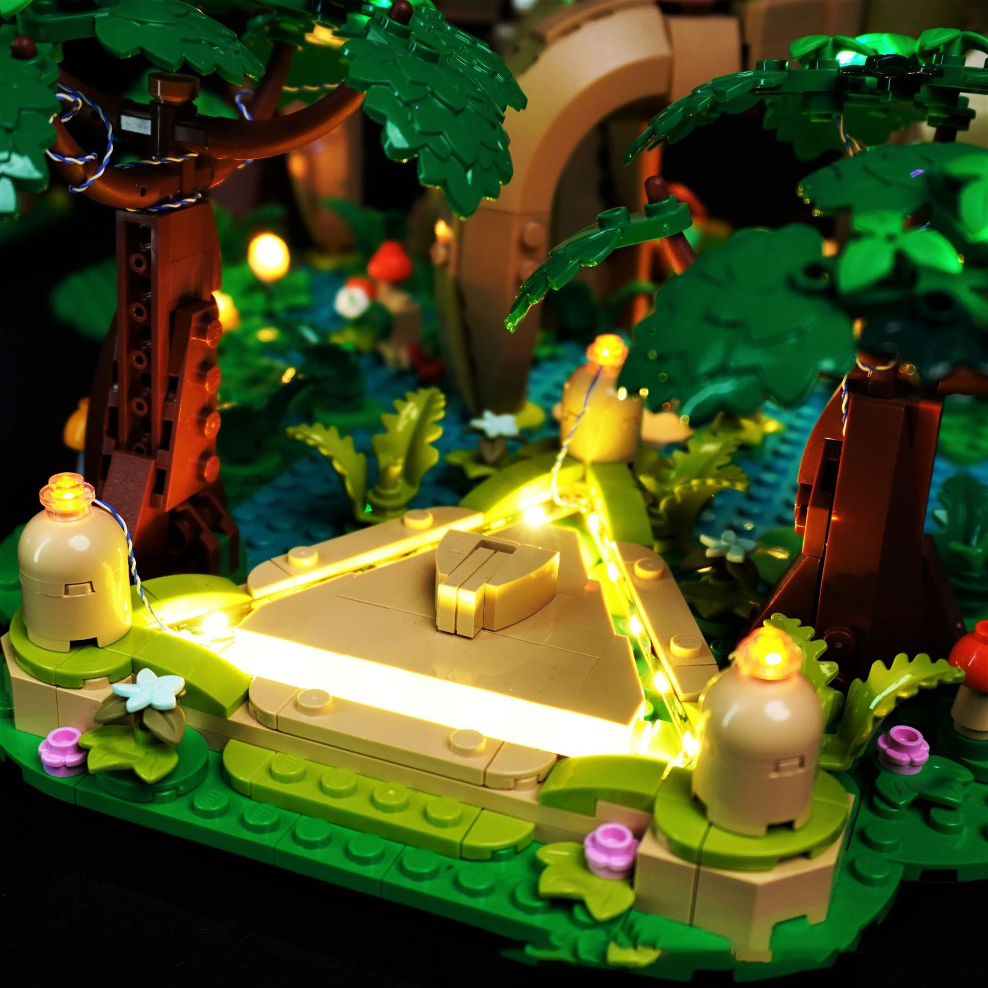 Kit de iluminação LED DIY compatível com 77092 Deku Tree 2-em-1 modelo de tijolo conjunto de luz de ideias de construção criativa (sem tijolos incluídos)