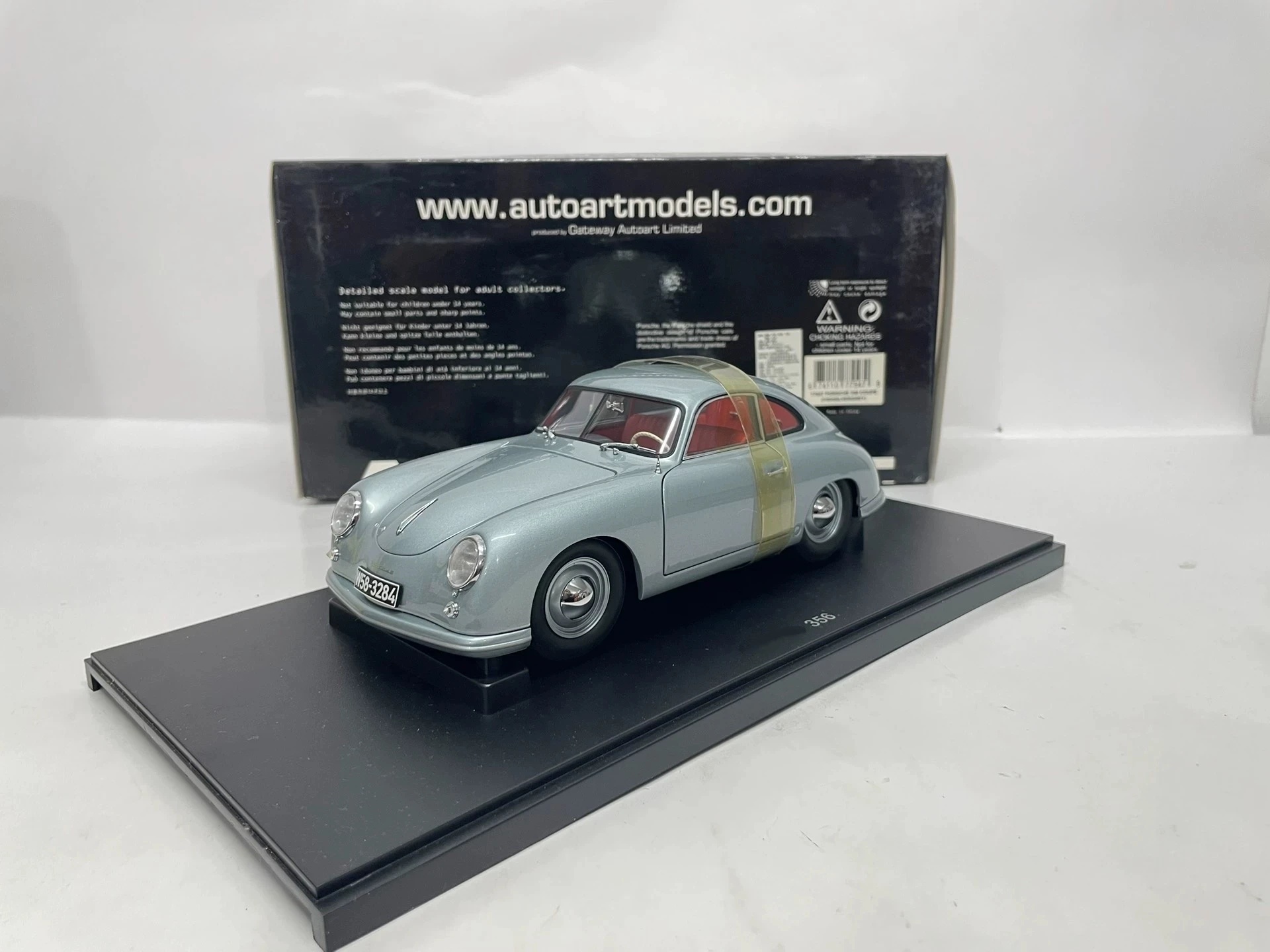 

Autoart 1:18 356 Silver Simulation Limited Edition All Open Alloy Metal Static Car Model Toy Gift