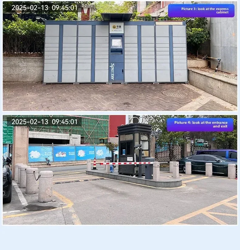 Four  Lens Four Screen WiFi Camera HD 20MP Outdoor Waterproof Security Camera Color Night Vision CCTV Two-way Intercom IP Camera