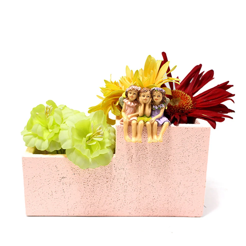 

Multifunctional Resin Pen Holder Simple Design Desktop Organizer Mini Flowerpot Desktop Pencil Container Makeup Brush Pot