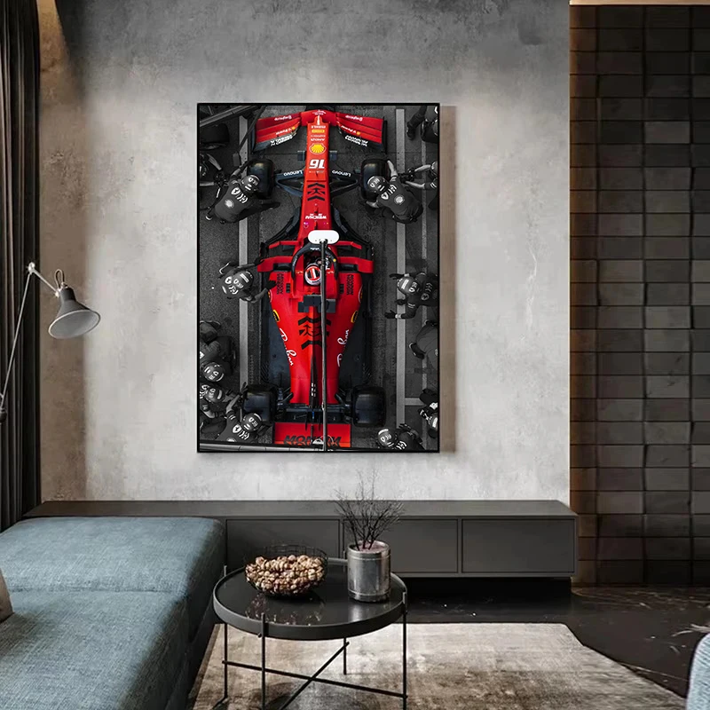 Плакат-и-печатная-картина-на-холсте-настенные-художественные-фотографии-домашний-декор-подарок-винтажный-f1-Монако-современная-мода-гоночный-спортивный-автомобиль-фото