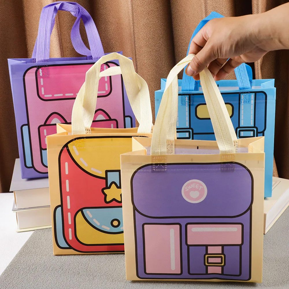 4Pcs Cartoon School… - image