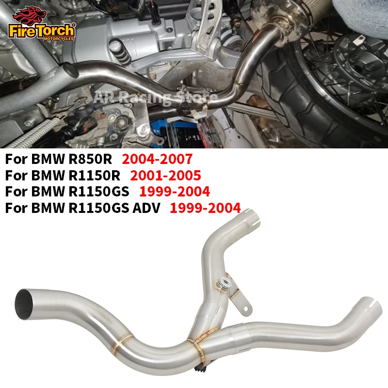 

For BMW R1150GS 1999-2004 R1150R 01-05 R850R 04-07 R 1150 GS ADV R1150 Motorcycle Exhaust Escape Pipe Connect Original Muffler