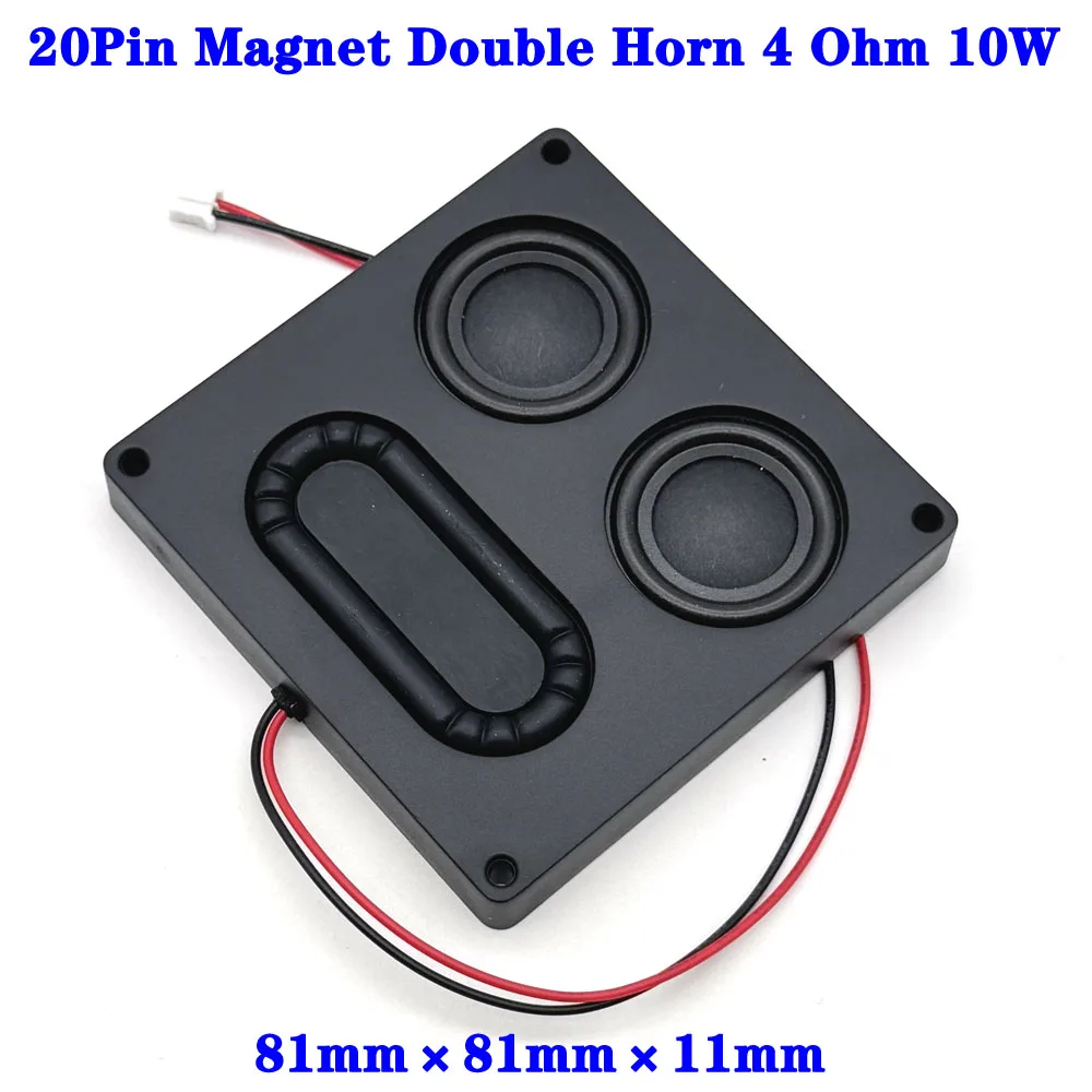 

81×11mm Inch Portable Audio Speaker Connector 4 Ohm 10W Mini Full Range Sound Loudspeaker DIY Multimedia Speaker Home Theater