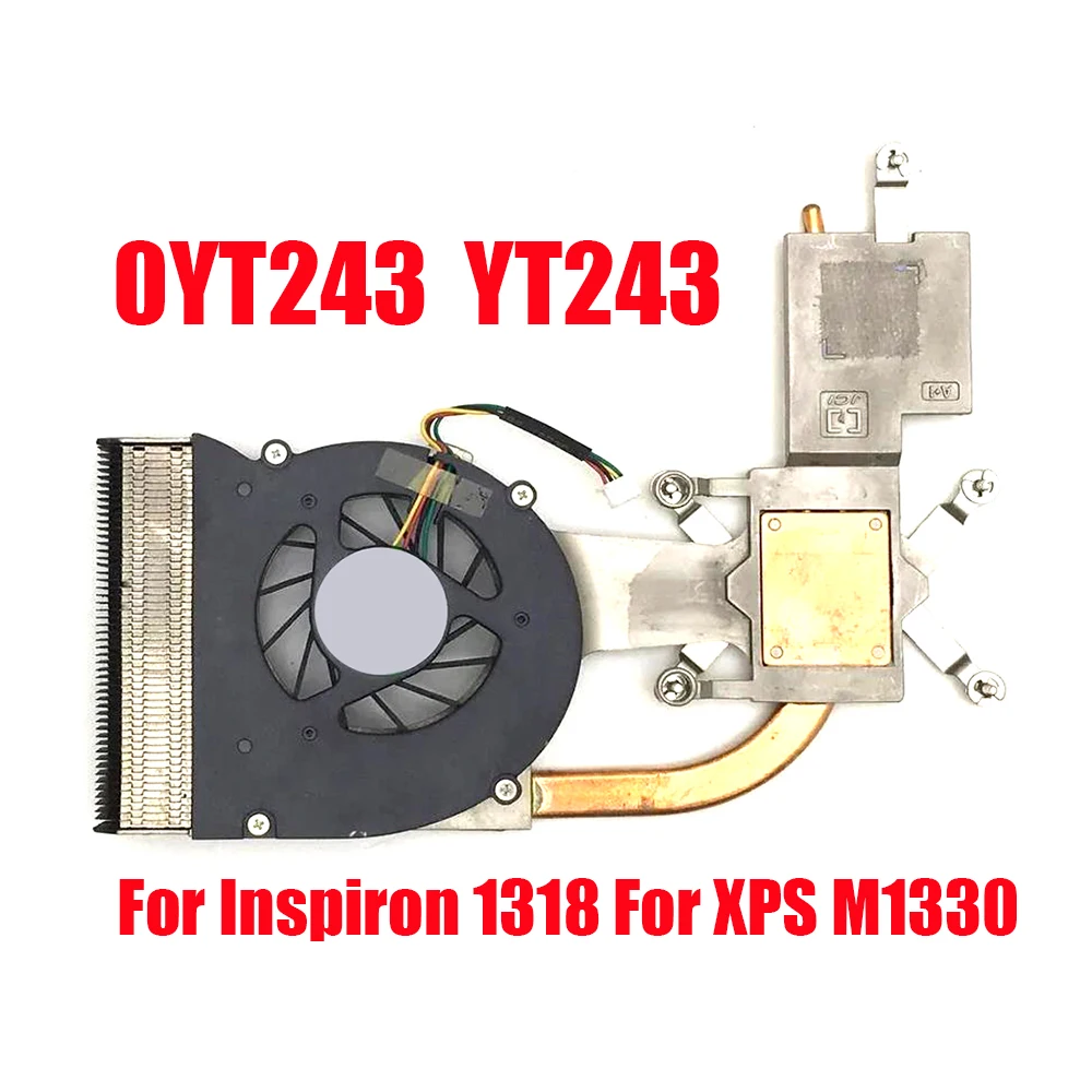 

Laptop Heastsink&Fan For DELL For Inspiron 1318 For XPS M1330 DFS481305MC0T F6M3 0YT243 YT243 New