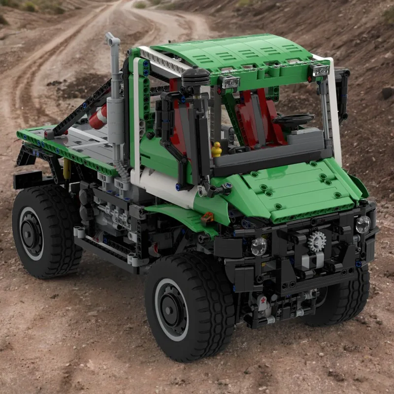 1848pcs MOC Unimog RC Trial Truck Technical Model Building Blocks Christmas Gifts Architecture DIY Creative Toys Idea Education