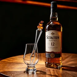 Inmeet Whisky Gifts, Whisky Pipette Whisky Water Dropper Tasting Session Straw Scotch/Single Malt Whisky