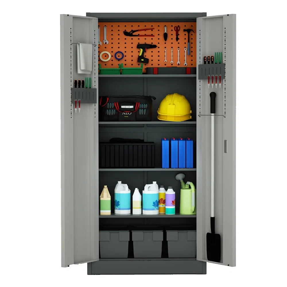 

Workshop Tools Storage Cabinet Steel Tall Heavy Duty Metal Storage Cabinet garage storage system cabinet,Workbench home