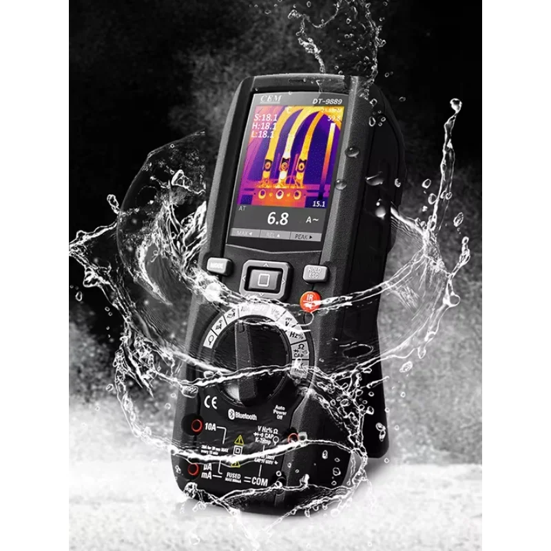 Professional True RMS Industrial Digital Multimeter with Infrared Thermal Imager