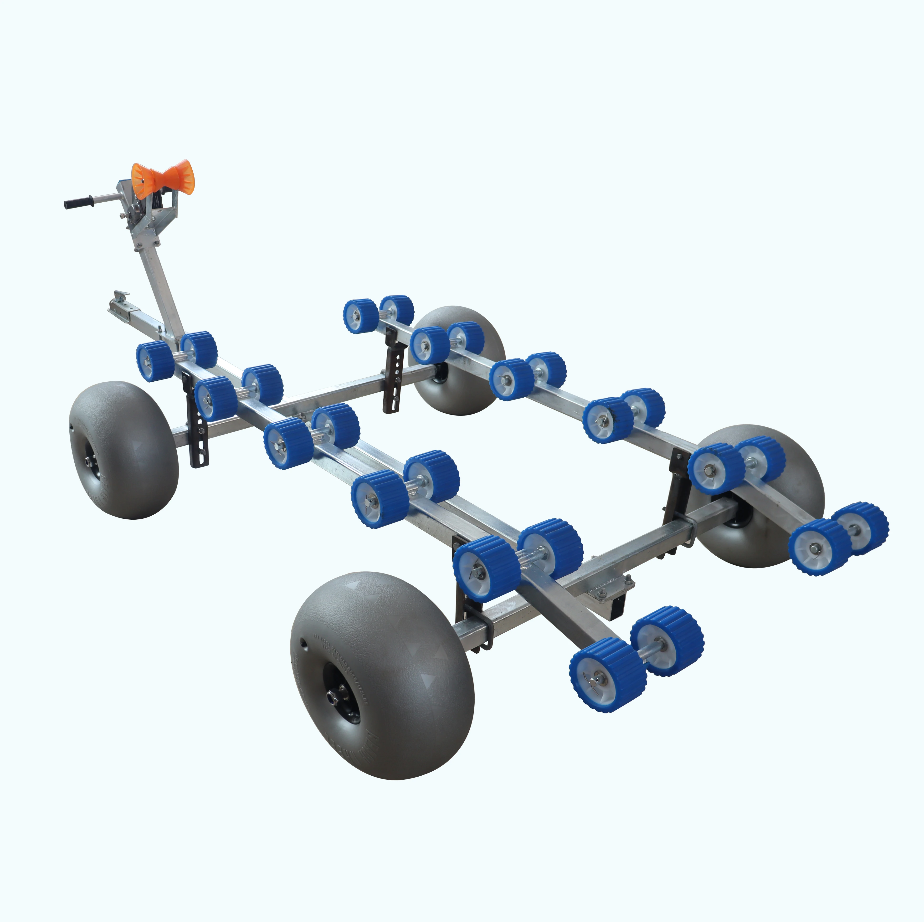 

Boat & Watercraft Trailer Customizable Beach Practical Portable Multi-Purpose UtilityTrolley Pull Car Beach Trolley Roller