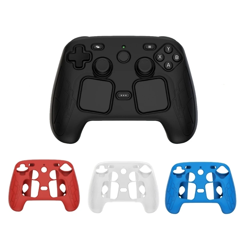 Q6PA Silicone Protective Shell for Steam Controller 2, Grip Texture, Molded Openings, Easy Control Access for Daily Play