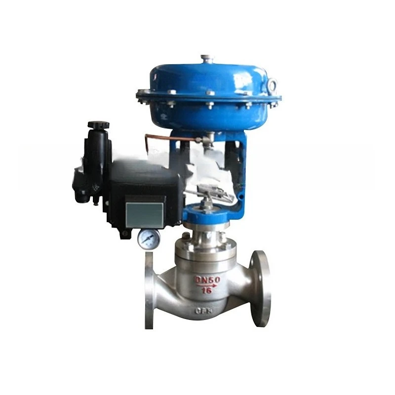 

Membrane Cage Sleeve Control Valve, Carbon Steel Flange Flow Control Valve, High Temperature Steam Pneumatic Control Valve
