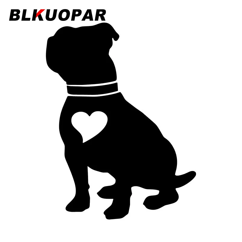 

BLKUOPAR Pitbull Love Hearts автомобильная наклейка водостойкий солнцезащитный крем индивидуальная графика модный креативный мотоцикл Стайлинг автомобиля