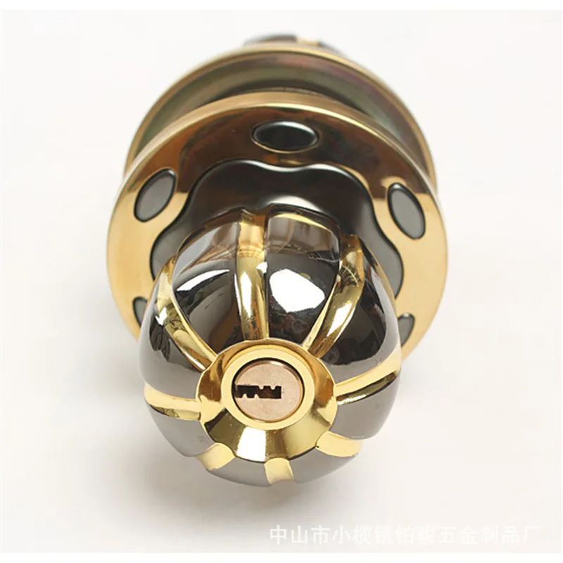 Zinc Alloy 30 50mm Door Thickness Pumpkin Ball 5888 Bedroom Spherical Door Lock78
