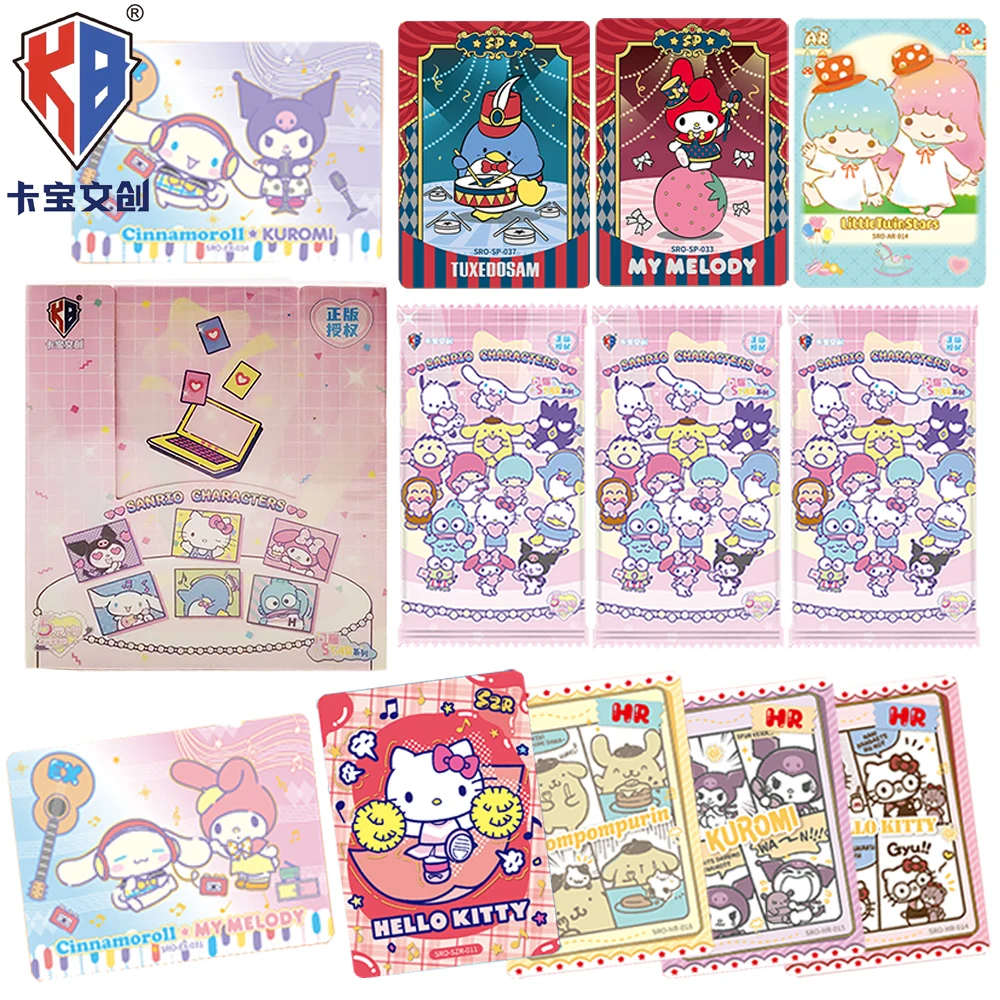 

New Original Kabao Sanrio Collected Cards Children Cherish Exquisite Cards Creative Popular Cartoon Characters Festival Gift Toy