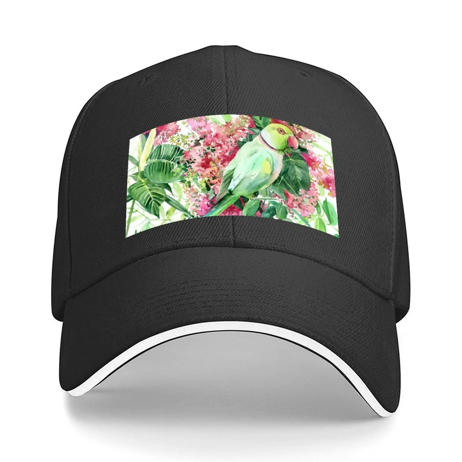 

Rose-Ringed Parakeet Baseball Cap Beach Outing hats on offer Bobble Hat party Hat Mens Caps Women's