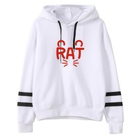 Hakos Baelz Vtuber Hoodie Sweatshirts Printed Autumn Winter Letter Pullovers Logo Printed 2024 New Fashion Clothes