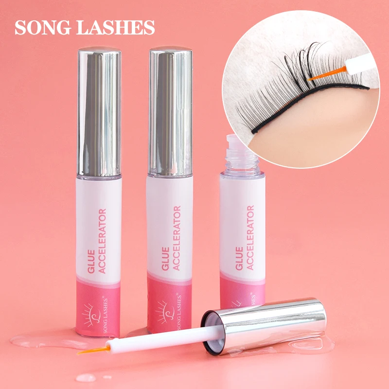 

Song Lashes Glue AcceleratorI Eyelash Extensions Speed Up Drying Prevent The Glue From Spreading Built-in Brush Head Design