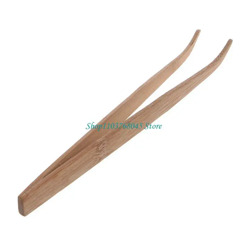 R53F Bamboo Tweezers Natural Lightweight Tweezers 28cm Long for Bearded Dragons Frogs Iguanas 11