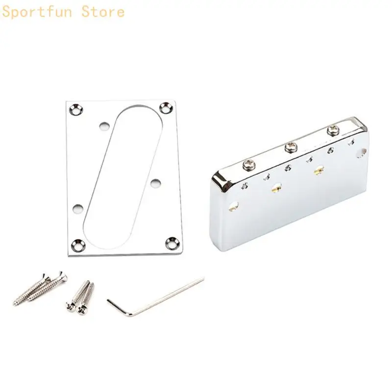 

Guitar Bridge&Pickup Mounting Rings Set Guitar Roller Bridge Pickup Bottom Frame X7JD