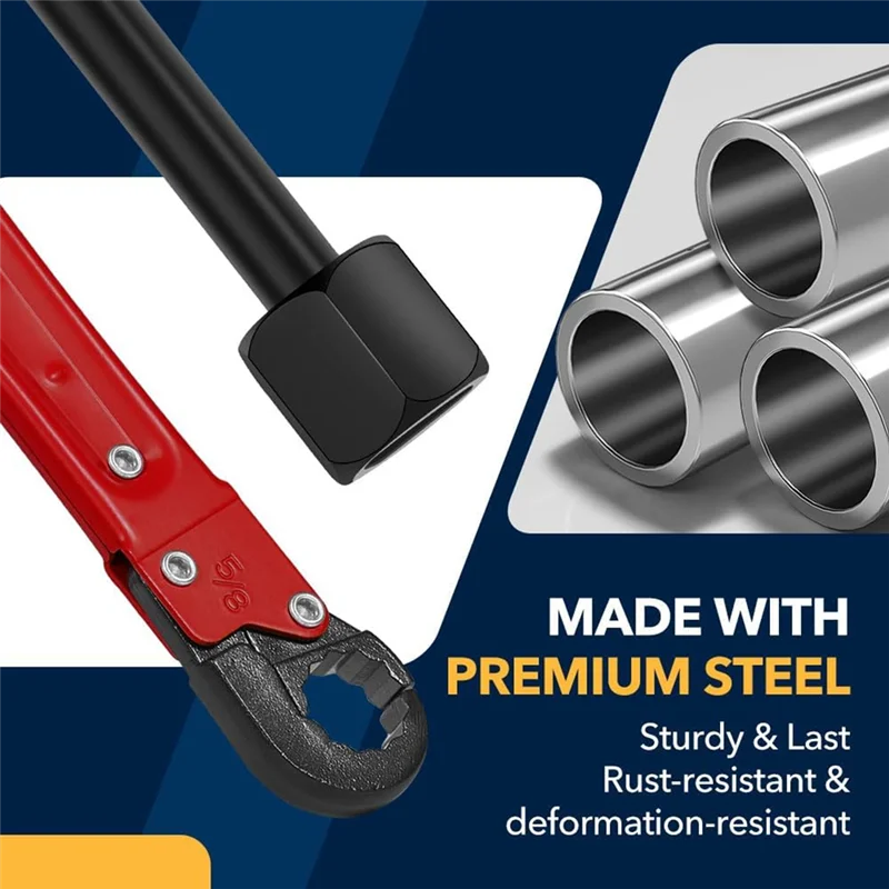 

GYTB-Plumbing Tools, Useful Angle Wrench Set, Plumbers Wrench Angle Stop Wrench Set Makes Plumbing Jobs Easier
