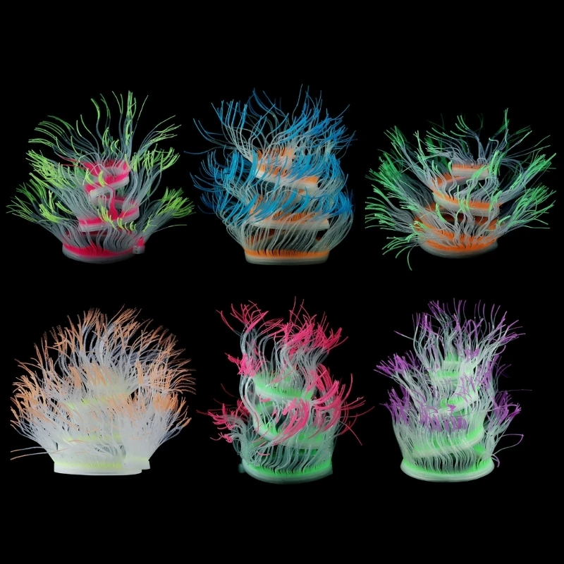 

Fishtanks Coral Luminous Decoration Life Like AquaticPlant SeaAnemone Figurine Aquariums Plant Landscaping Ornament Dropshipping