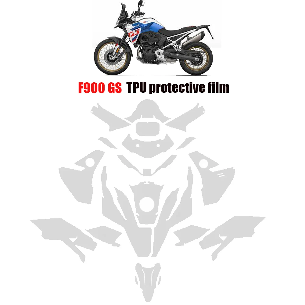 

For BMW F900GS F900gs GS900 TPU PPF Screen Film 2024 New F900 GS Motorcycle Modification Accessories Invisible Protective Film