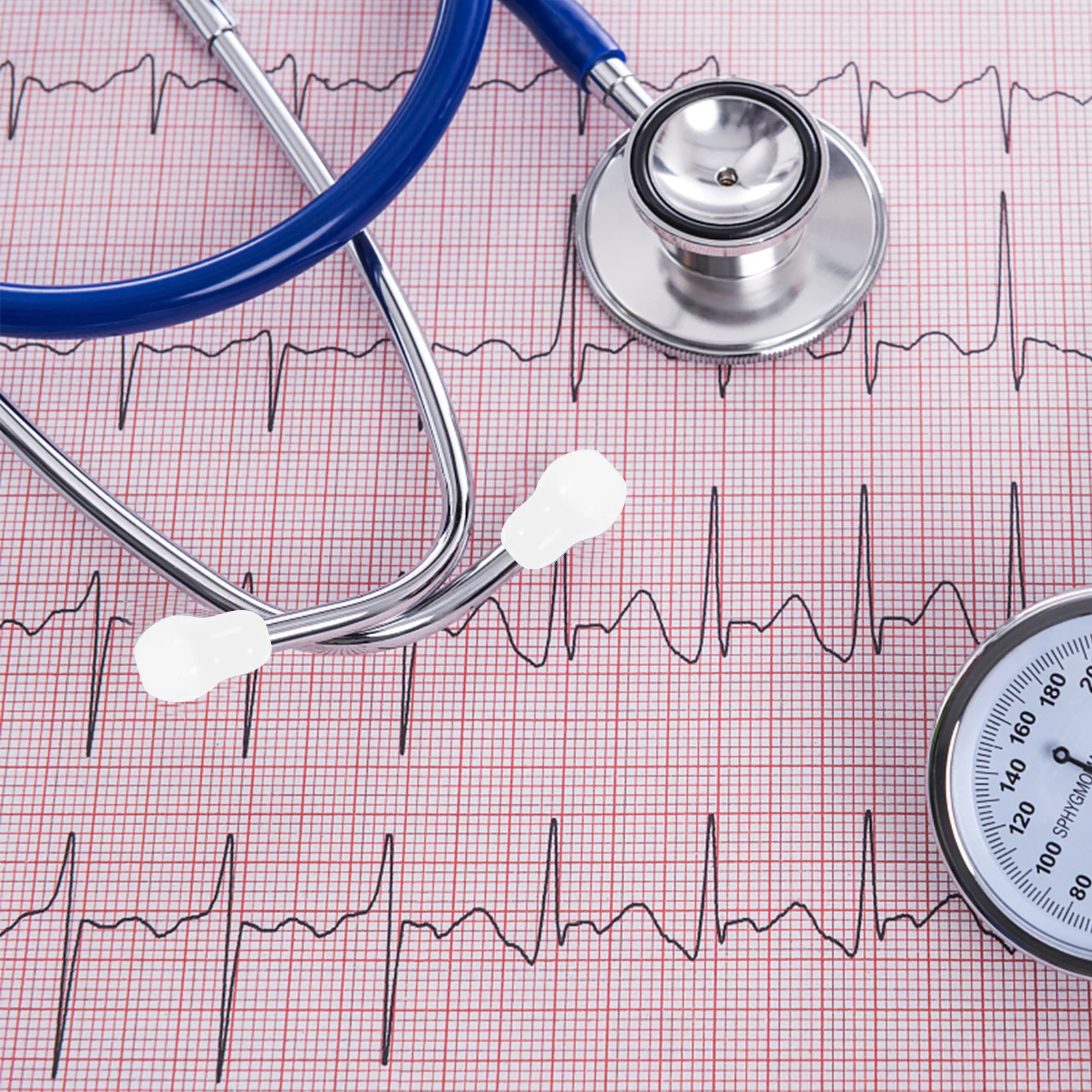 

8pcs Stethoscope Ear Buds Replaceable Universal Small Earbuds For Stethoscopes Durable Comfortable Ear Tips Medical Teaching