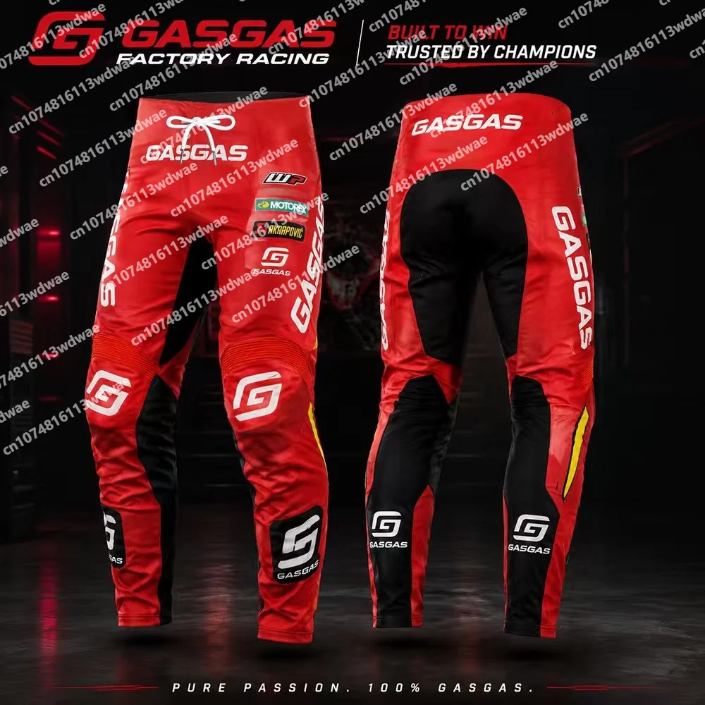 2026 New GasGas Factory Racing Motocross Pants Off-road Dirt Bike Trousers Breathable Motorcycle Men Racing Riding Pants - view 5
