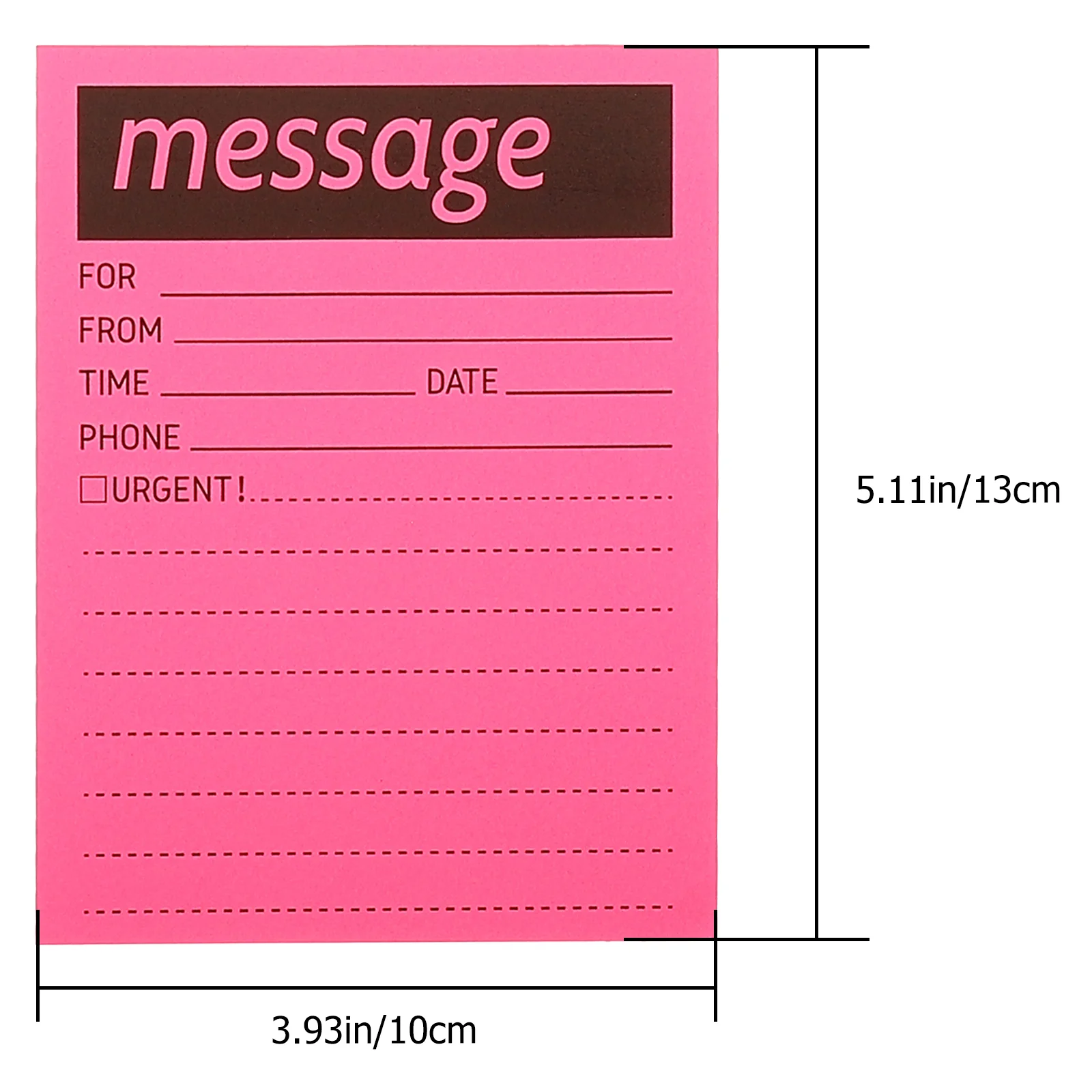 Call Back Message Pads Fluorescerende memostickers Accessoires Multifunctionele herenboeken